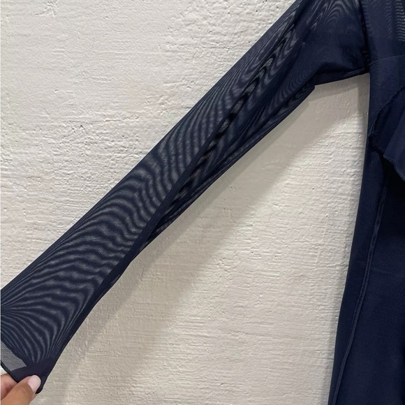 HOUSE OF CB 'Kiki' French Navy Ruffle Mini Dress NWOT size XS - Picture 2 of 4